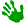 Itty Bitty Green Hand